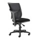 Altino 2 lever high mesh back operators chair with no arms - black