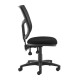 Altino 2 lever high mesh back operators chair with no arms - black