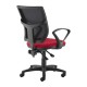 Altino 2 lever high mesh back operators chair with fixed arms - red