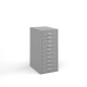 Bisley multi drawers with 10 drawers - grey