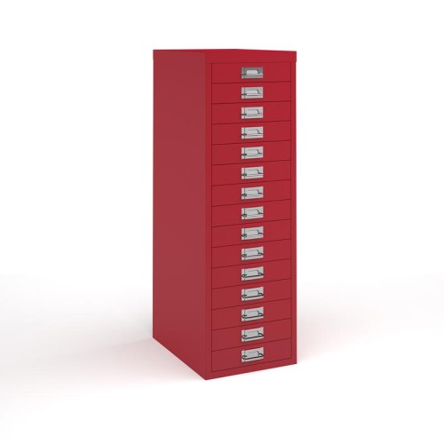 Finish: Red, Drawers: 15