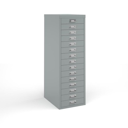 Finish: Silver, Drawers: 15
