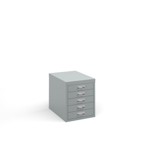 Finish: Silver, Drawers: 5