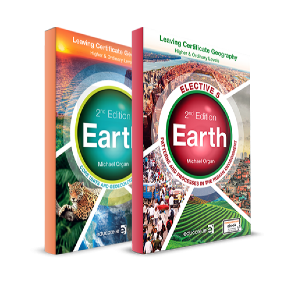 EARTH - 2ND EDITION (HL &OL ) TEXTBOOK + ELECTIVE 5 WORKBOOK : PATTERNS & PROCESS IN HUMAN ENVIROMENT