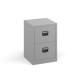 Bisley A4 home filer with 2 drawers - grey