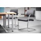 Bruges meeting room cantilever chair (pack of 2) - black faux leather