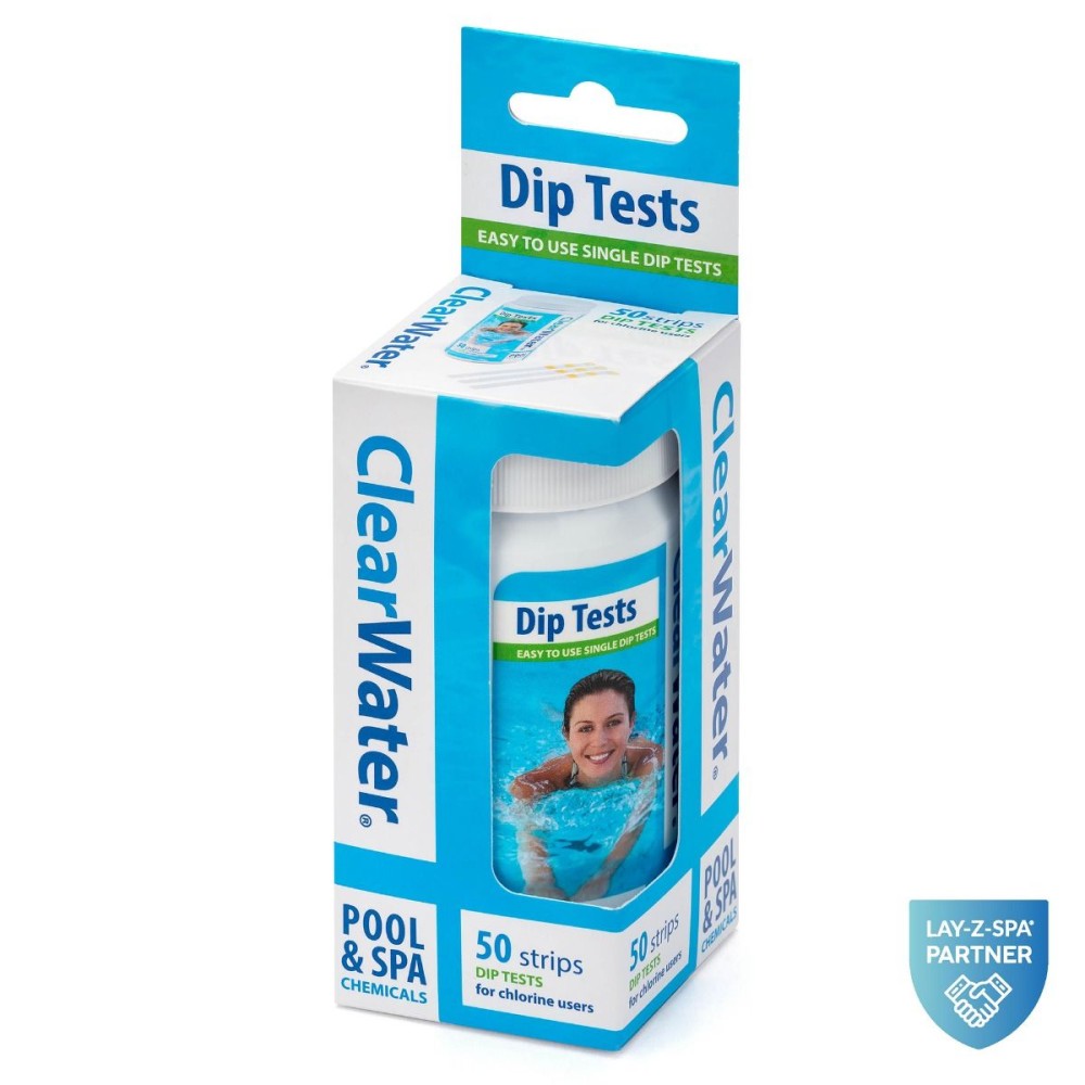 Bestway Clearwater 50 dip tests ph, alkaline & chlorine strips