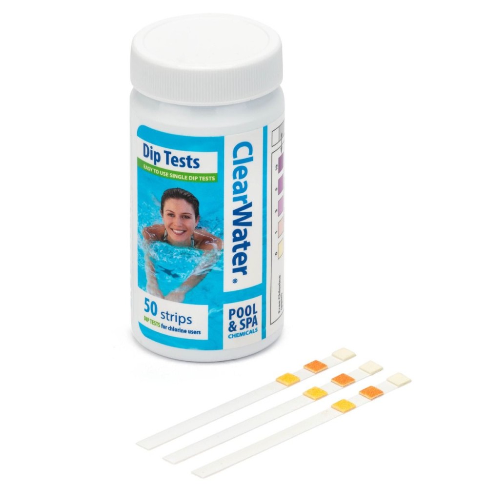 Bestway Clearwater 50 dip tests ph, alkaline & chlorine strips