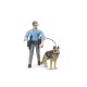 Bruder Bworld Police Officer with Dog 62150