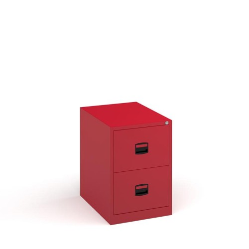 Finish: Red, Drawers: 2