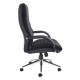 Derby high back executive chair - black faux leather