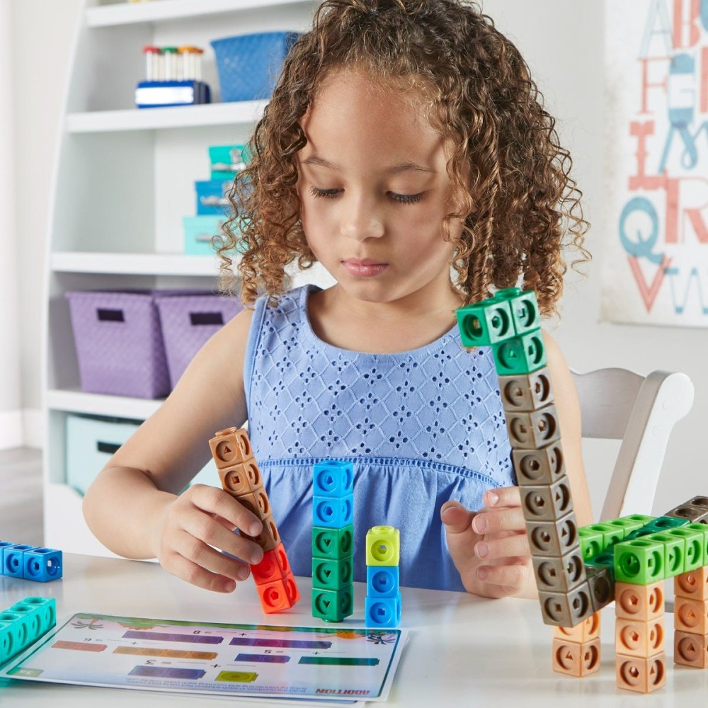 Learning Resources MathLink® Cubes Early Maths Activity Set - Dino Time