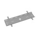 Double drop down cable tray & bracket for Adapt and Fuze desks 1400mm - silver
