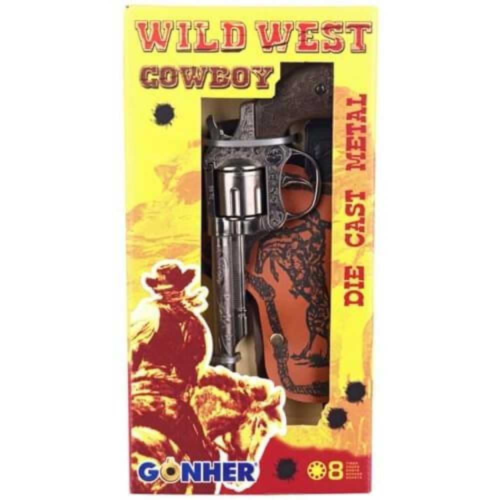 WILD WEST METAL GUN AND HOLSTER