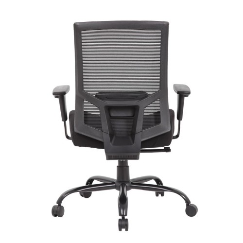 Finish: Black, Arms: Height Adjustable Arms, Base Type: Black 5 Star, Back Style: Mesh