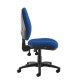 Jota high back operator chair with no arms - blue