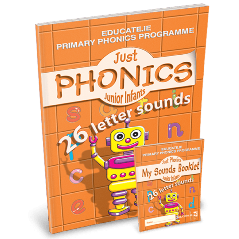 JUST PHONICS -  Junior Infants 1 (26 Sounds) + Sounds Booklet  