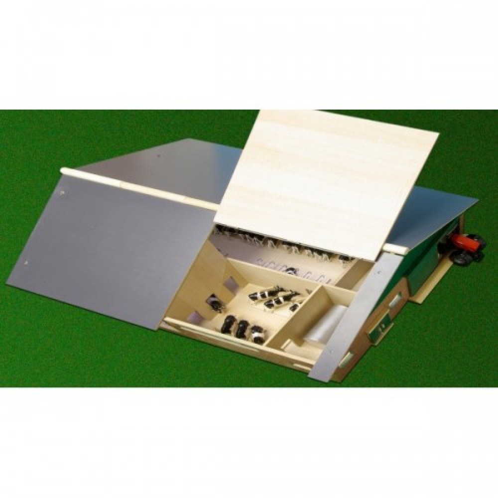Kids Globe Cattle Shed With Milking Parlour 1:32