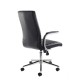 Martinez high back managers chair - black faux leather