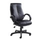 Nantes high back managers chair - black faux leather