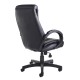 Nantes high back managers chair - black faux leather