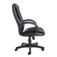 Nantes high back managers chair - black faux leather