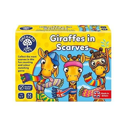 GIRAFFES IN SCARVES