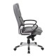 Palermo high back executive chair - grey faux leather