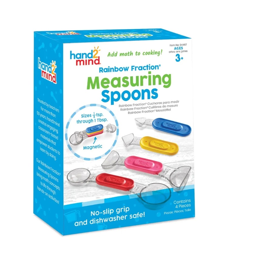 Learning Resources Rainbow Fractions Measuring Spoons
