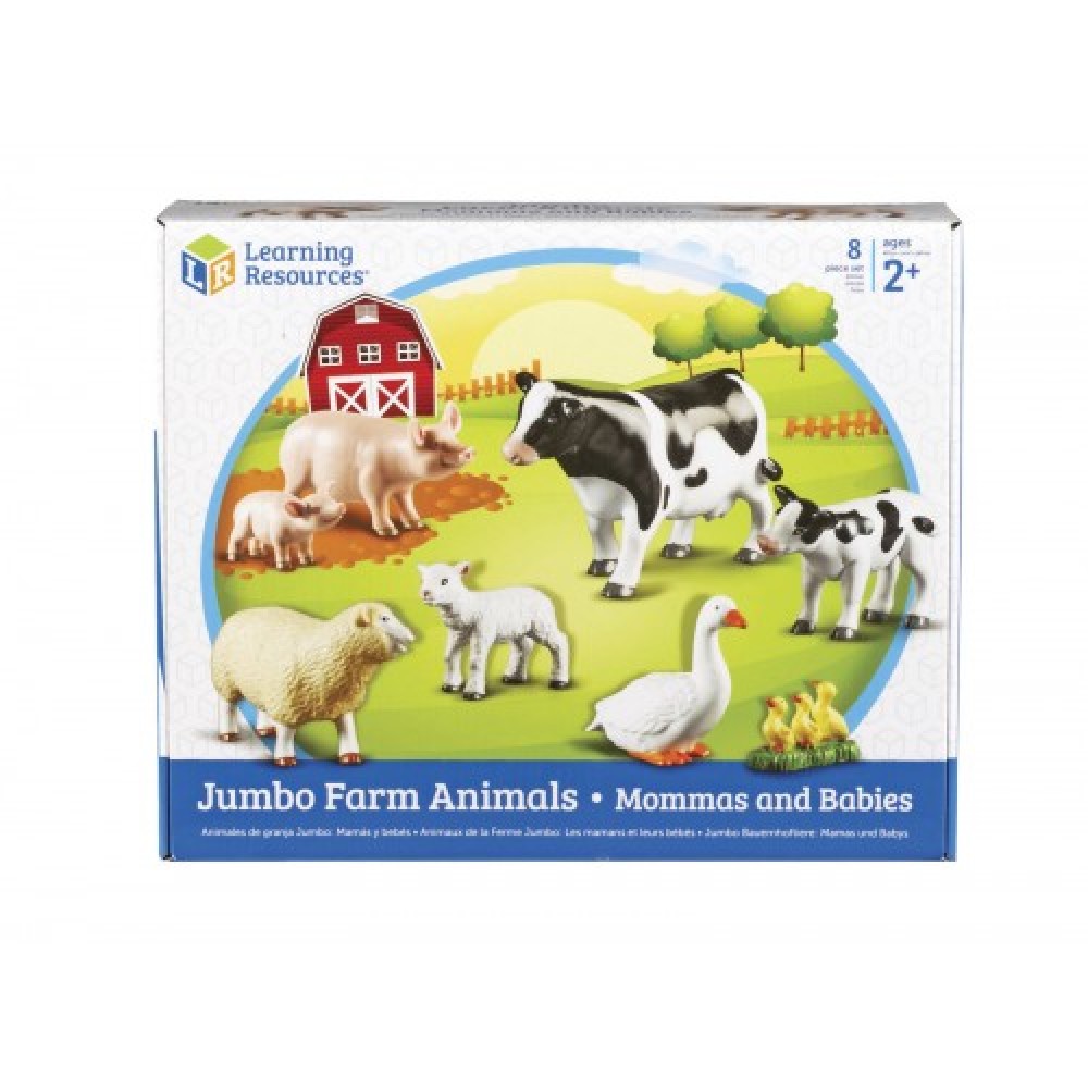 Learning Resources Jumbo Farm Animals: Mommas and Babies