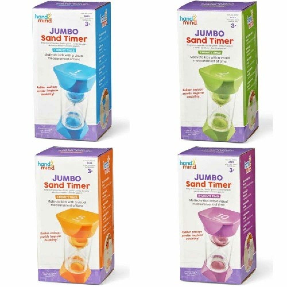 Learning Resources Sand Timer Hand2Mind Jumbo 2 Minute