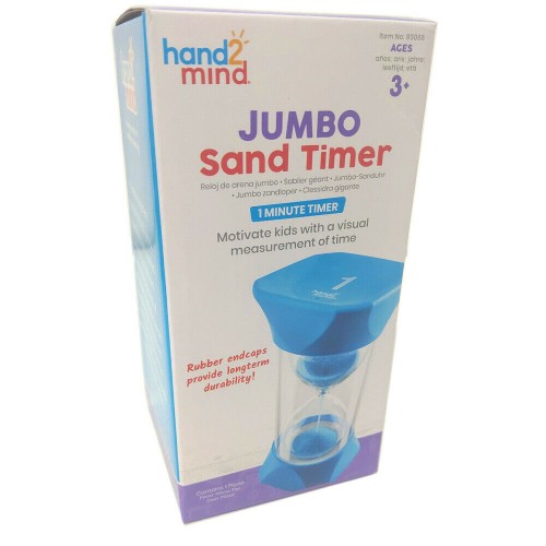 Learning Resources Sand Timer Hand2Mind Jumbo 1 Minute