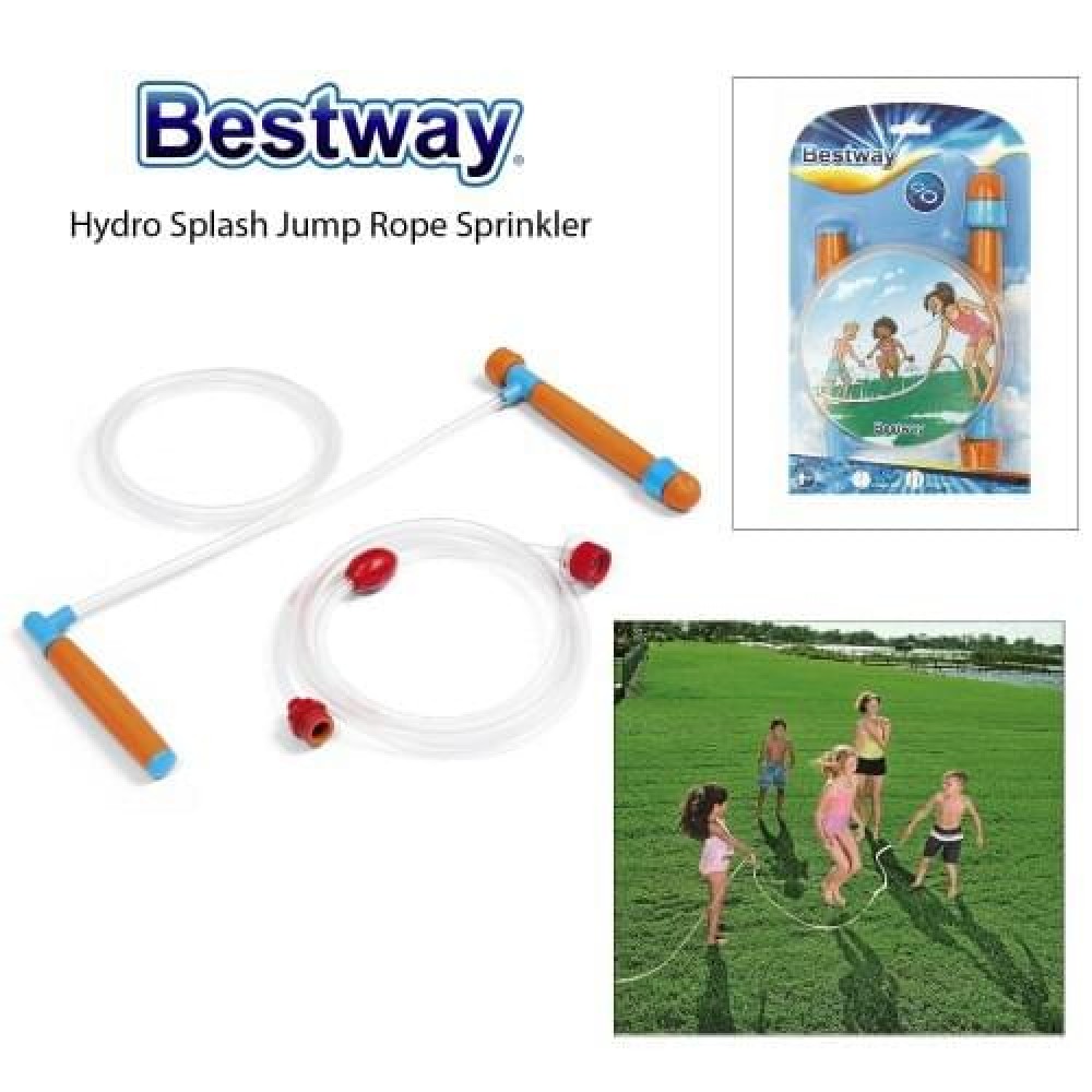 Bestway Kids Hydro Splash Jump Skipping Rope With Built In Sprinkler Garden Game pool