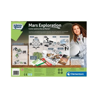 Clementoni NASA - Exploration On Mars, Stazione Spaziale E Rover Esploratore, Gioco Scientifico Per Bambini 8+ Anni, Multicolore, 52665
