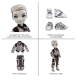 Shadow High Series 1 Ash Silverstone - Greyscale Boy Fashion Doll