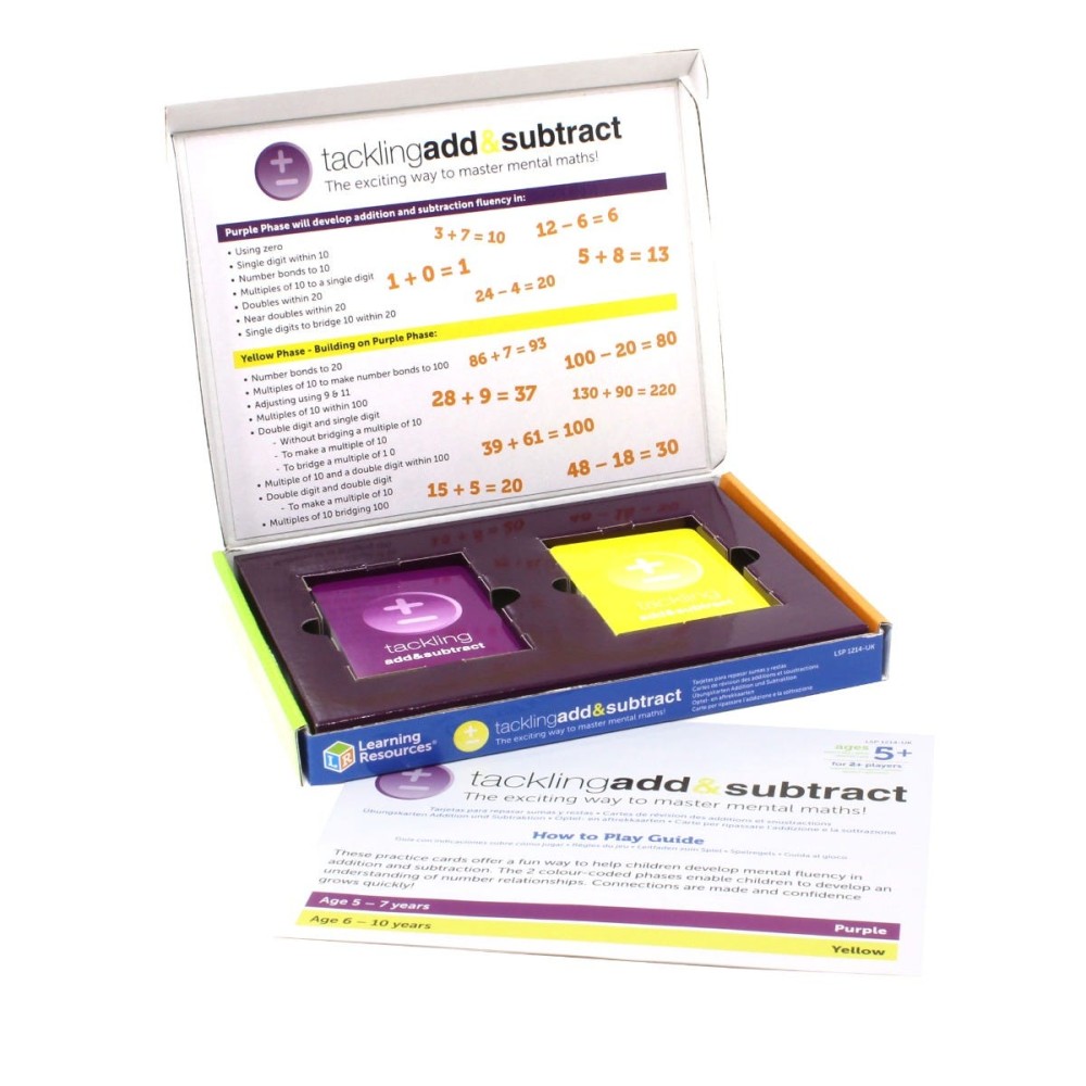 Learning Resources tackling add & subtract Student Set