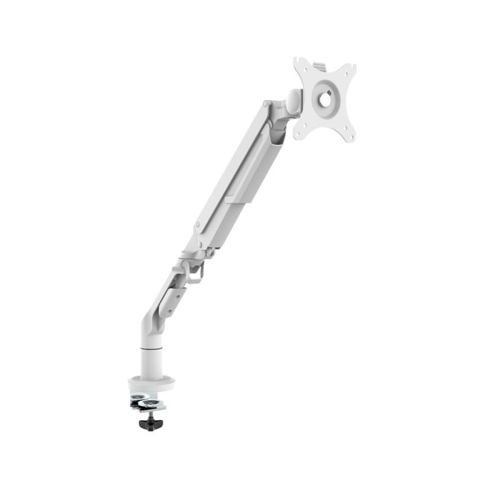 Triton gas lift single monitor arm - white