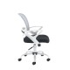 Tyler mesh back operator chair with white frame