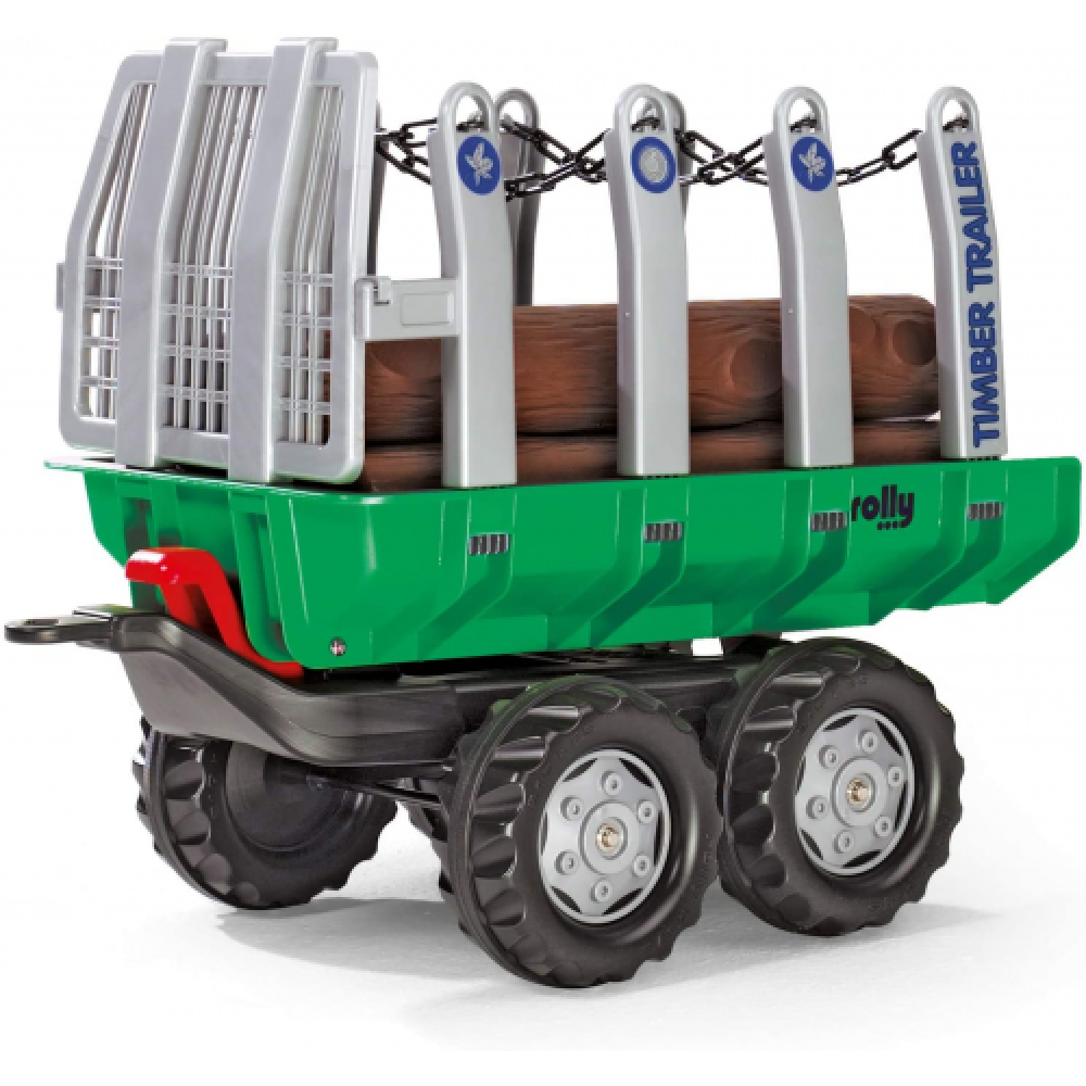 Rolly Timber Trailer Green & 5 Logs