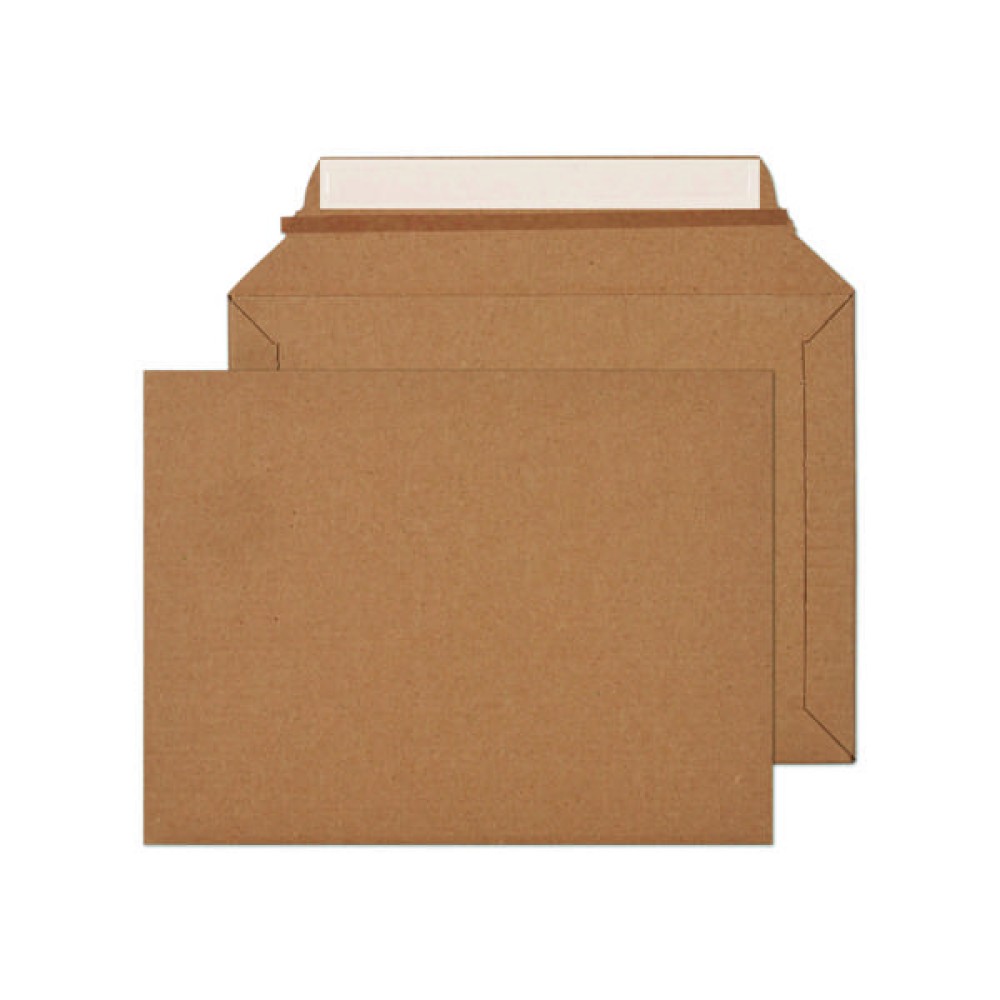 Blake Corrugated Wallet Envelope Peel and Seal + Rip Strip 177x233mm Kraft (Pack of 30) PCWA1