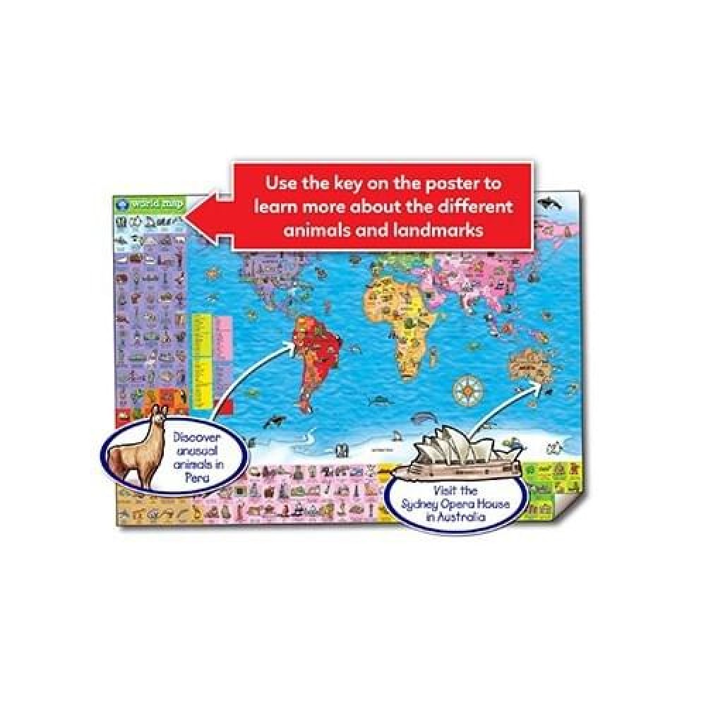 WORLD MAP & POSTER
