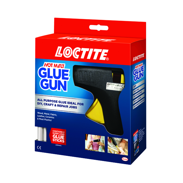 Loctite Hot Melt Glue Gun Plus 2 Refill Sticks 200mm x 11mm